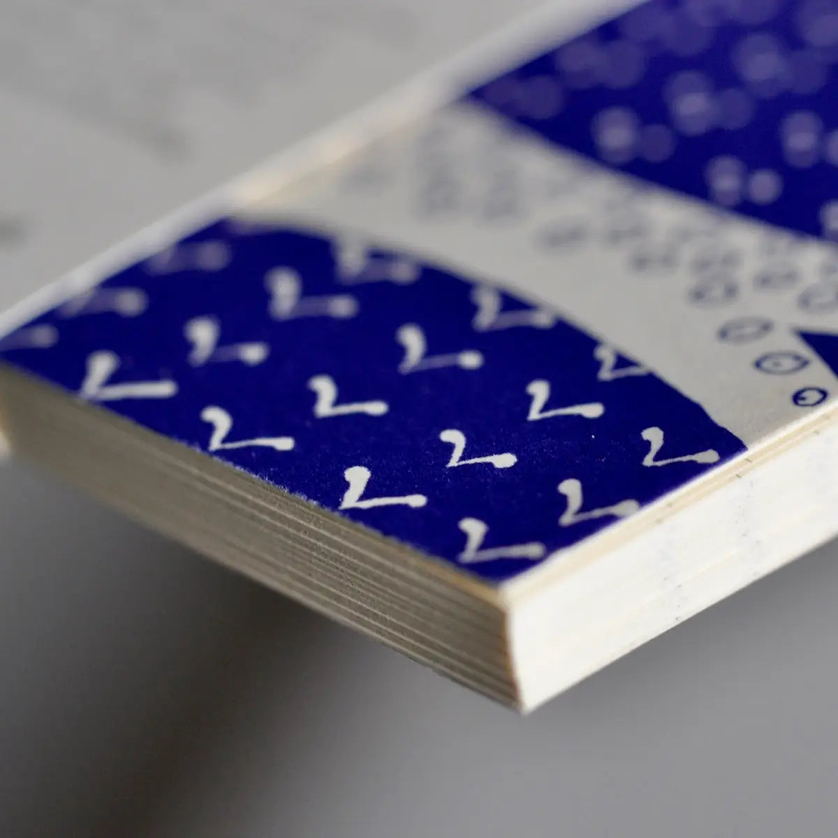 Square Notebook with Lined Paper in Cats Periwinkle Blue