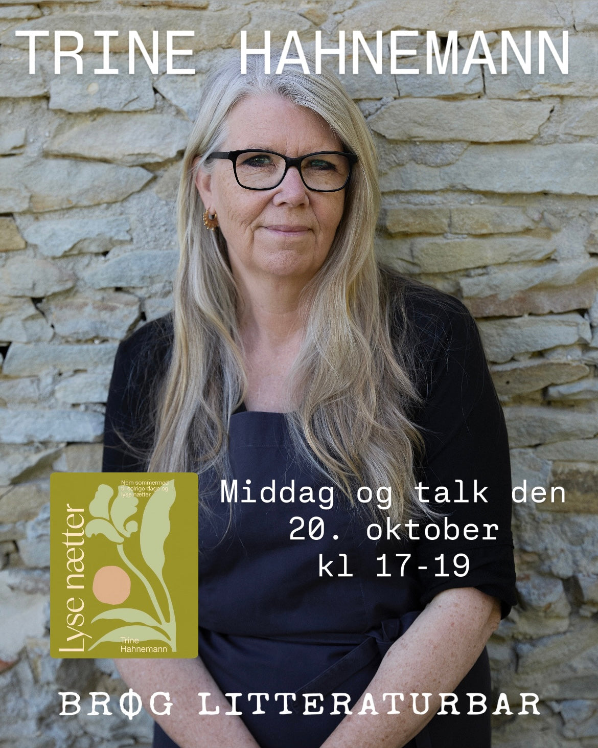 Middag og talk med Trine Hahnemann