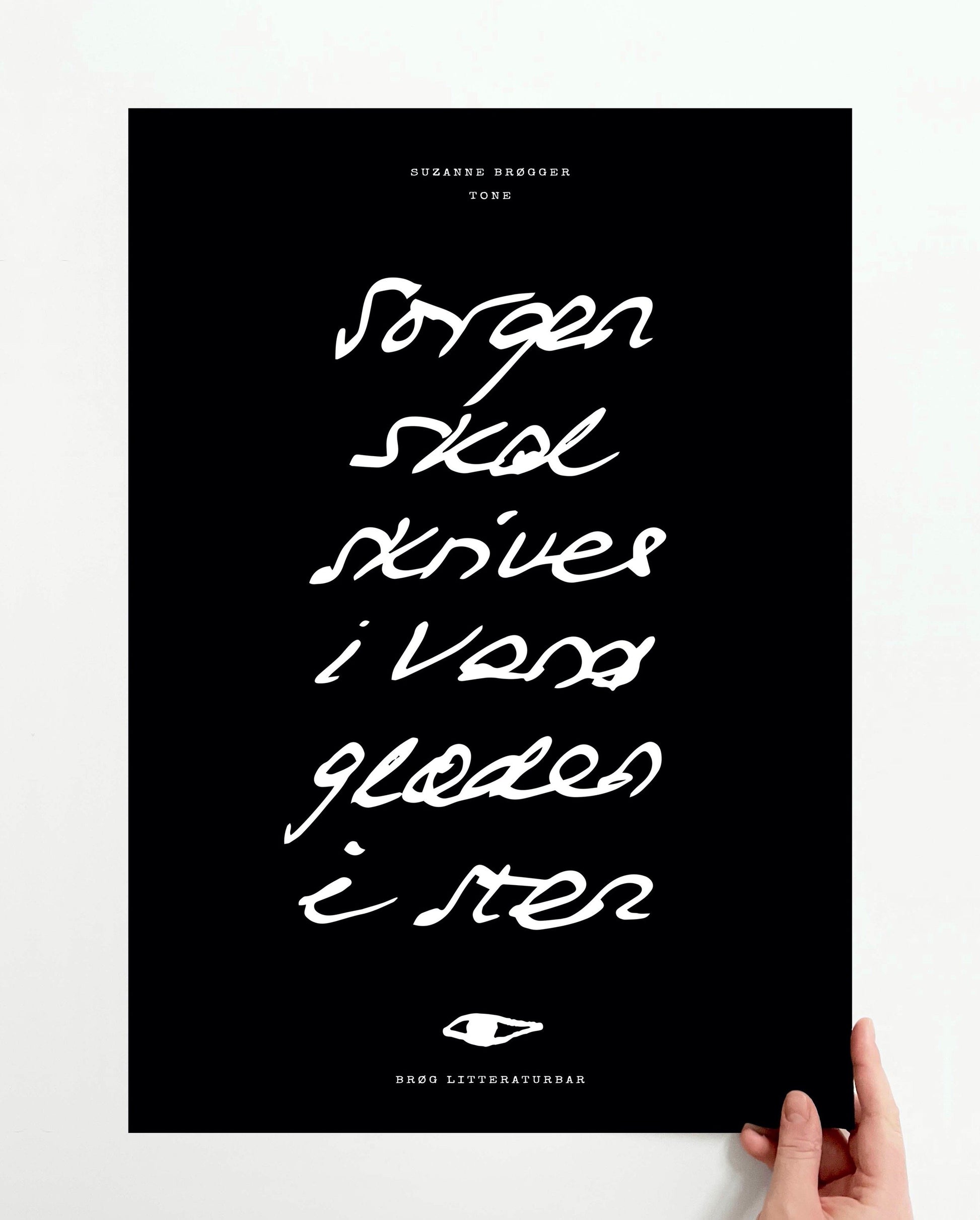 Suzanne Brøgger-citatplakat