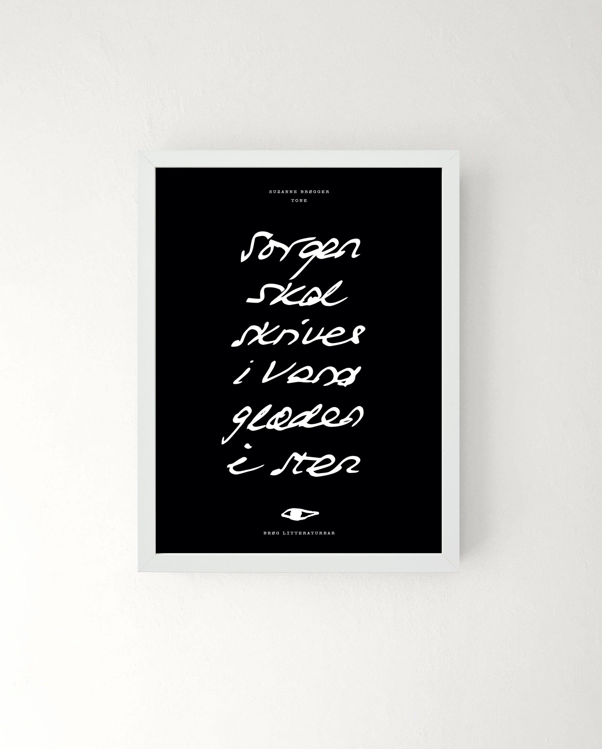 Suzanne Brøgger-citatplakat