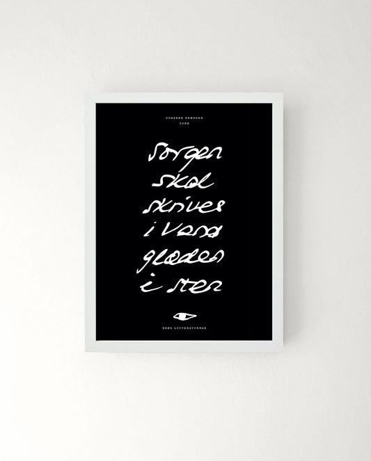 Suzanne Brøgger-citatplakat