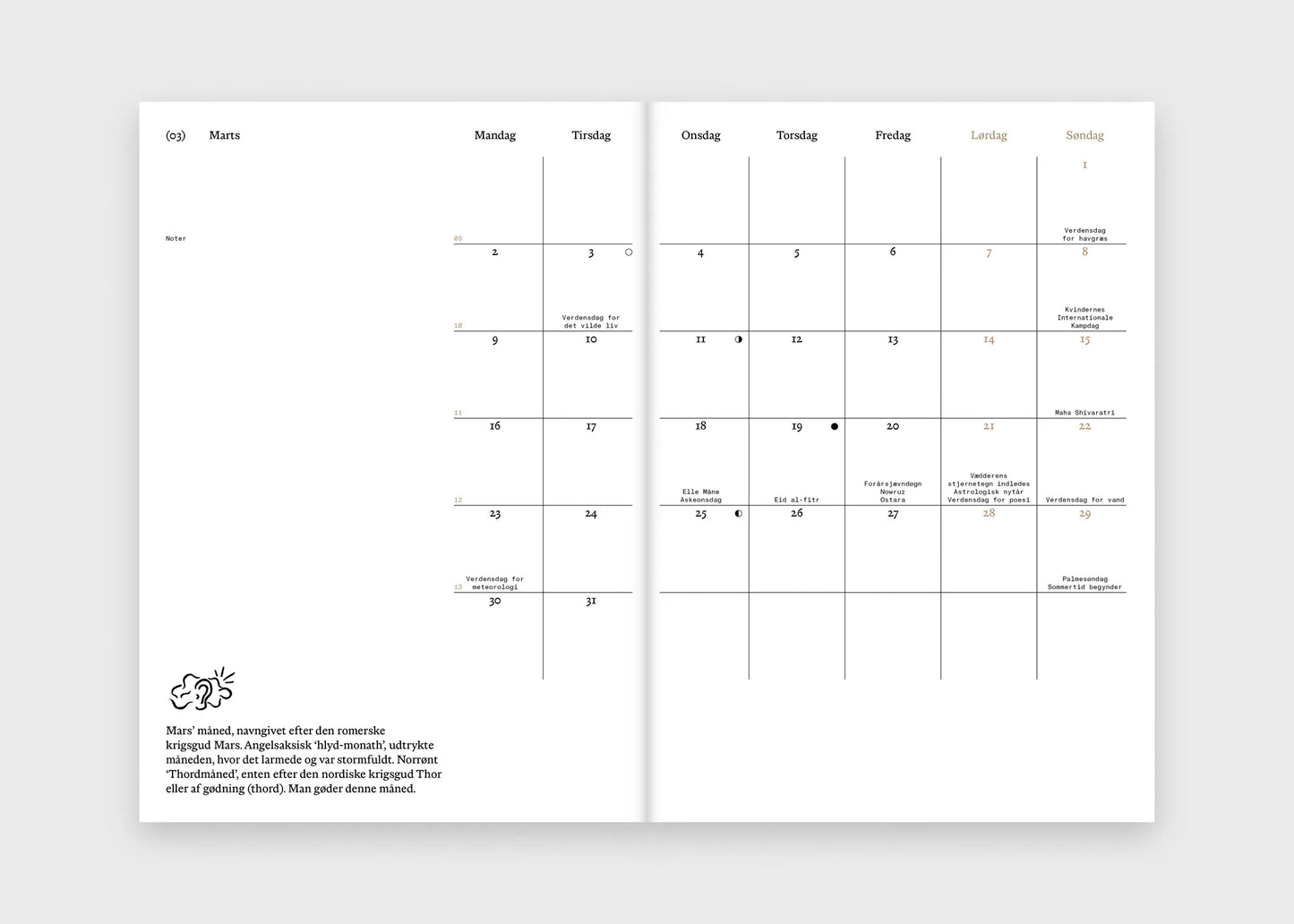 Jordbo kalender 2026