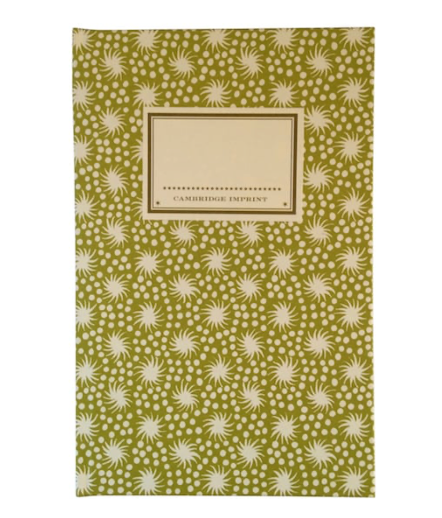 Hardback Notebook Animalcules Bawden Green (Lined) - Cambridge Imprint