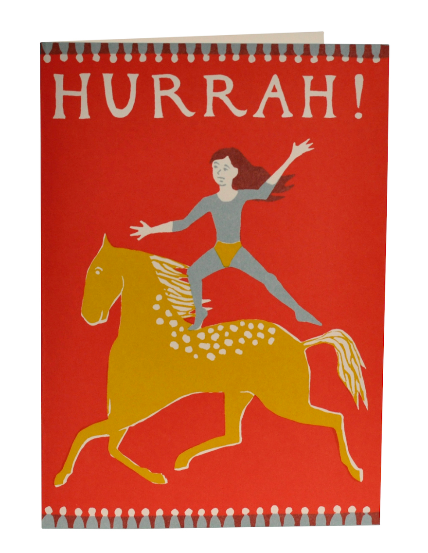 Very Large Card Bareback Rider - Cambridge Imprint