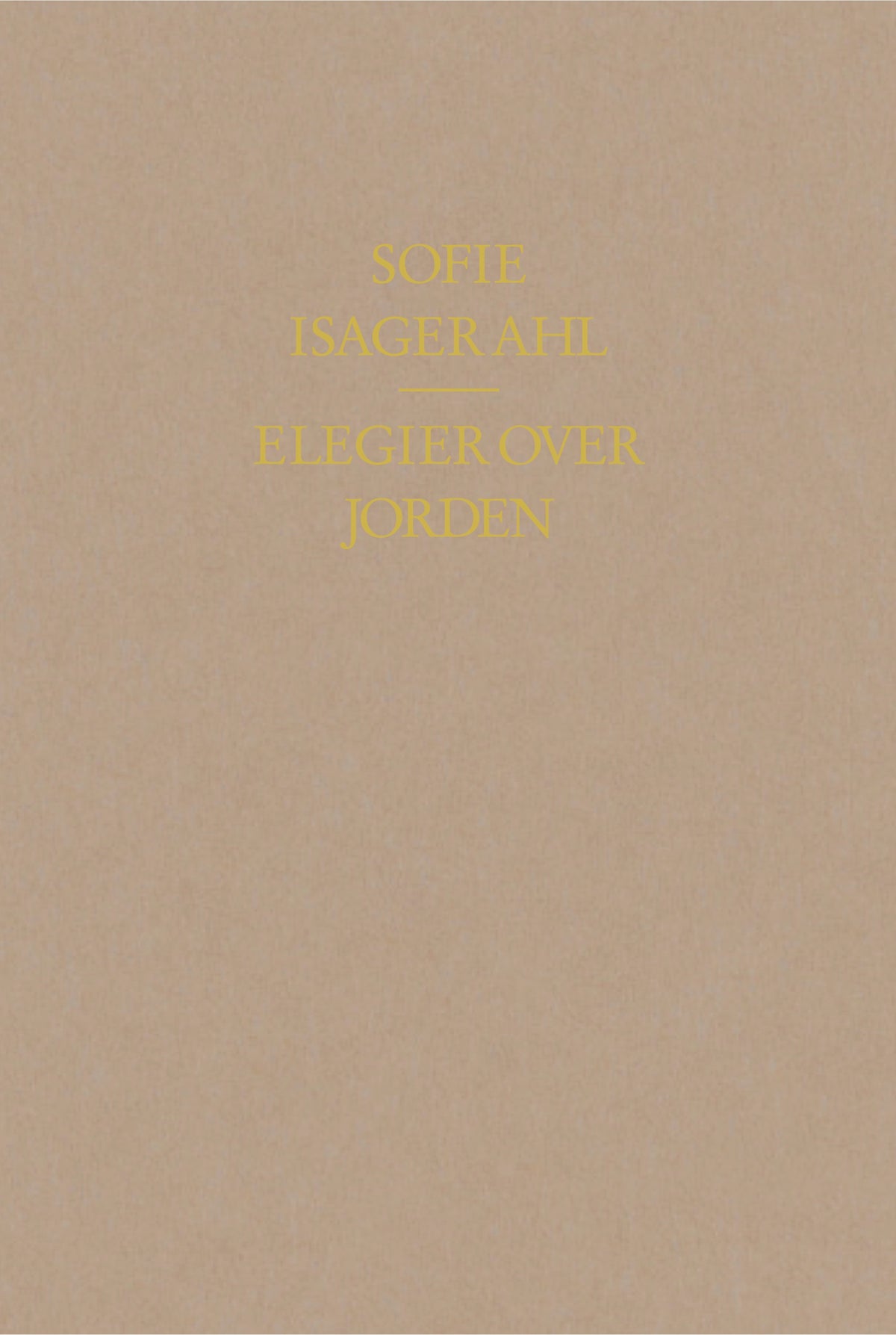 elegier over jorden