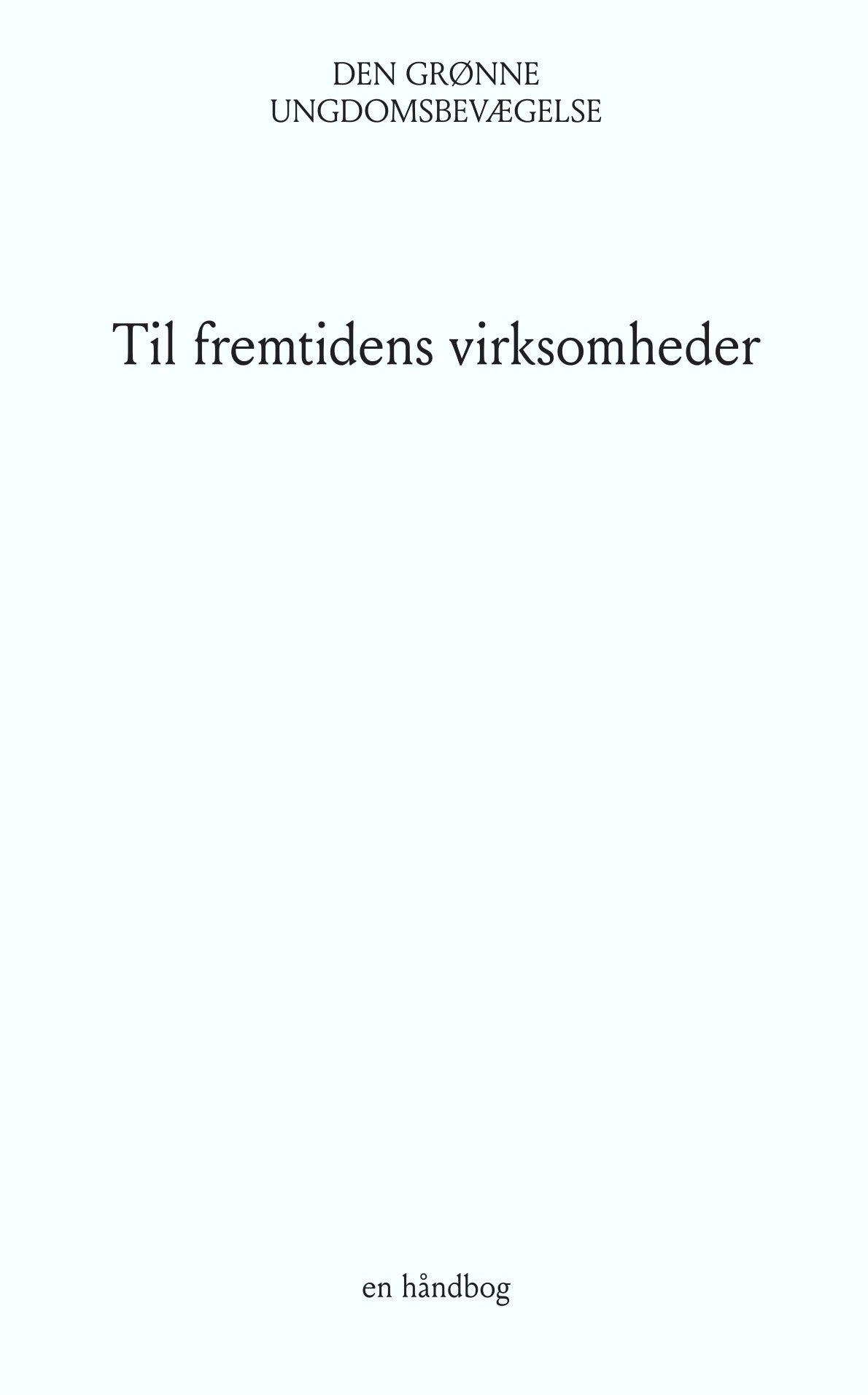 Til fremtidens virksomheder