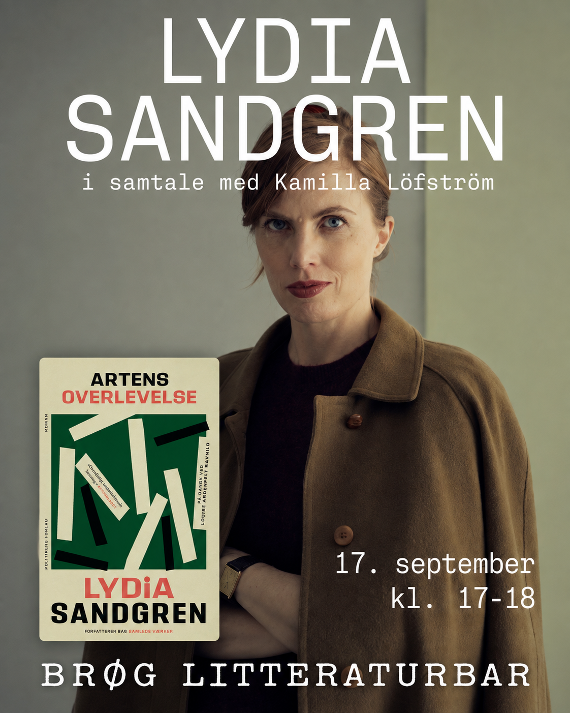 Lydia Sandgren i samtale med Kamilla Löfström
