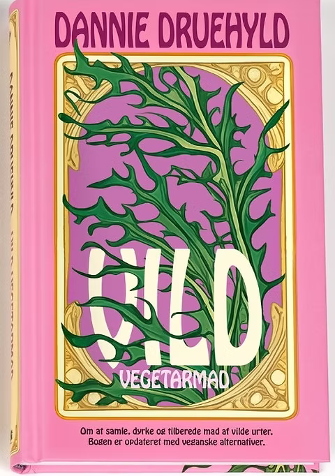 Vild vegetarmad (pink) – signeret med portræt af Dannie Druehyld