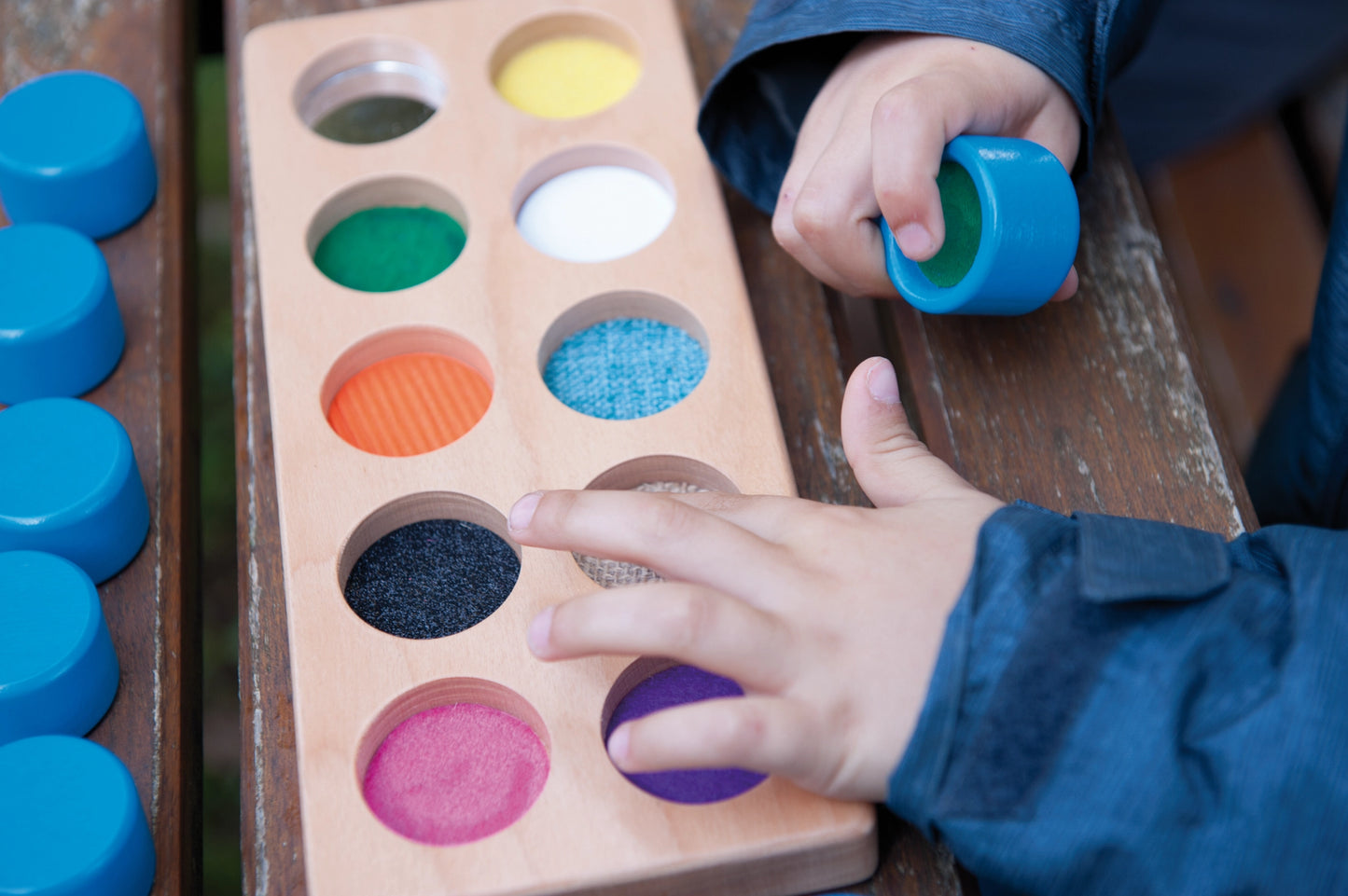 Montessori Tactile Cubes