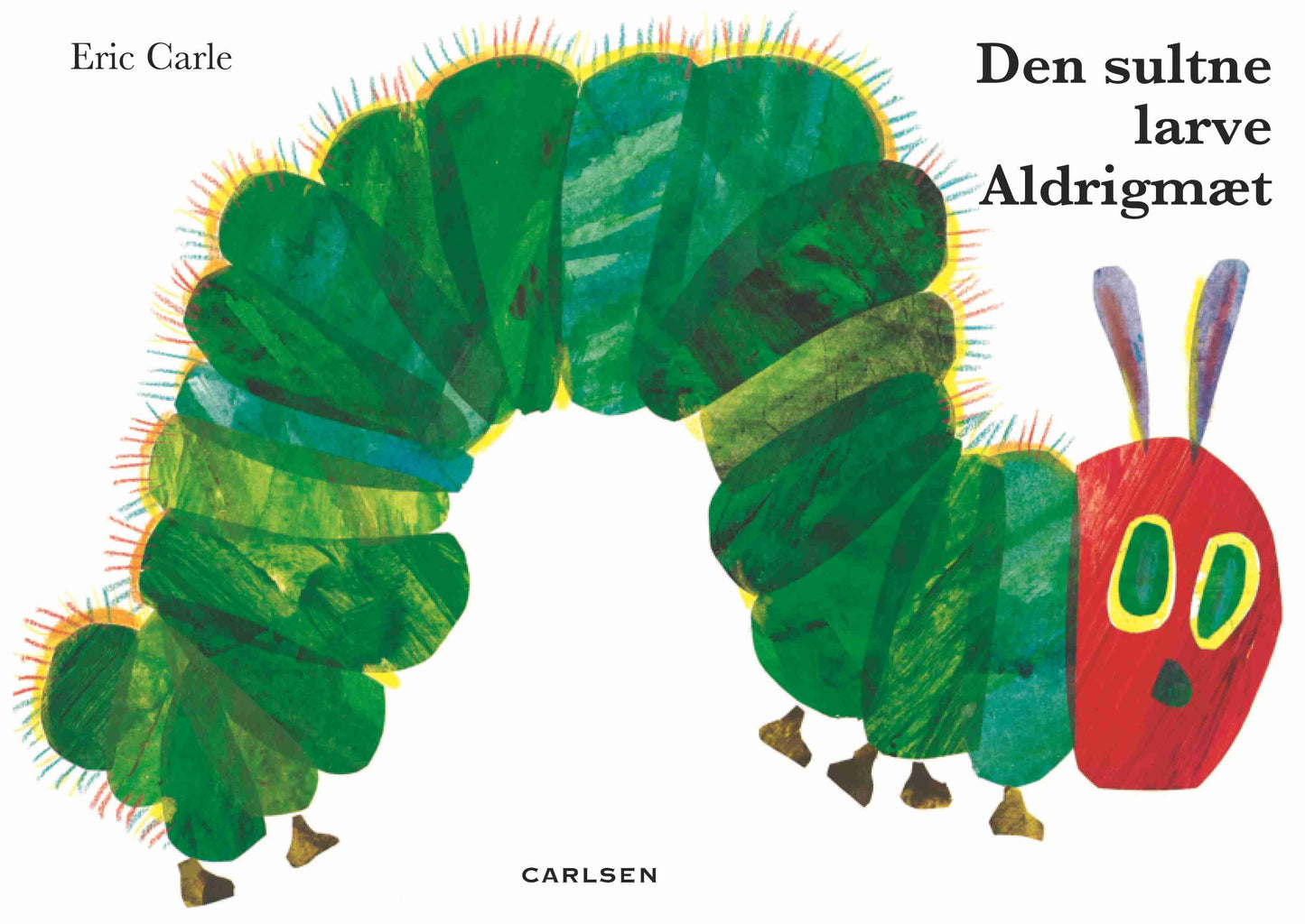 Den sultne larve Aldrigmæt (stor papbog)