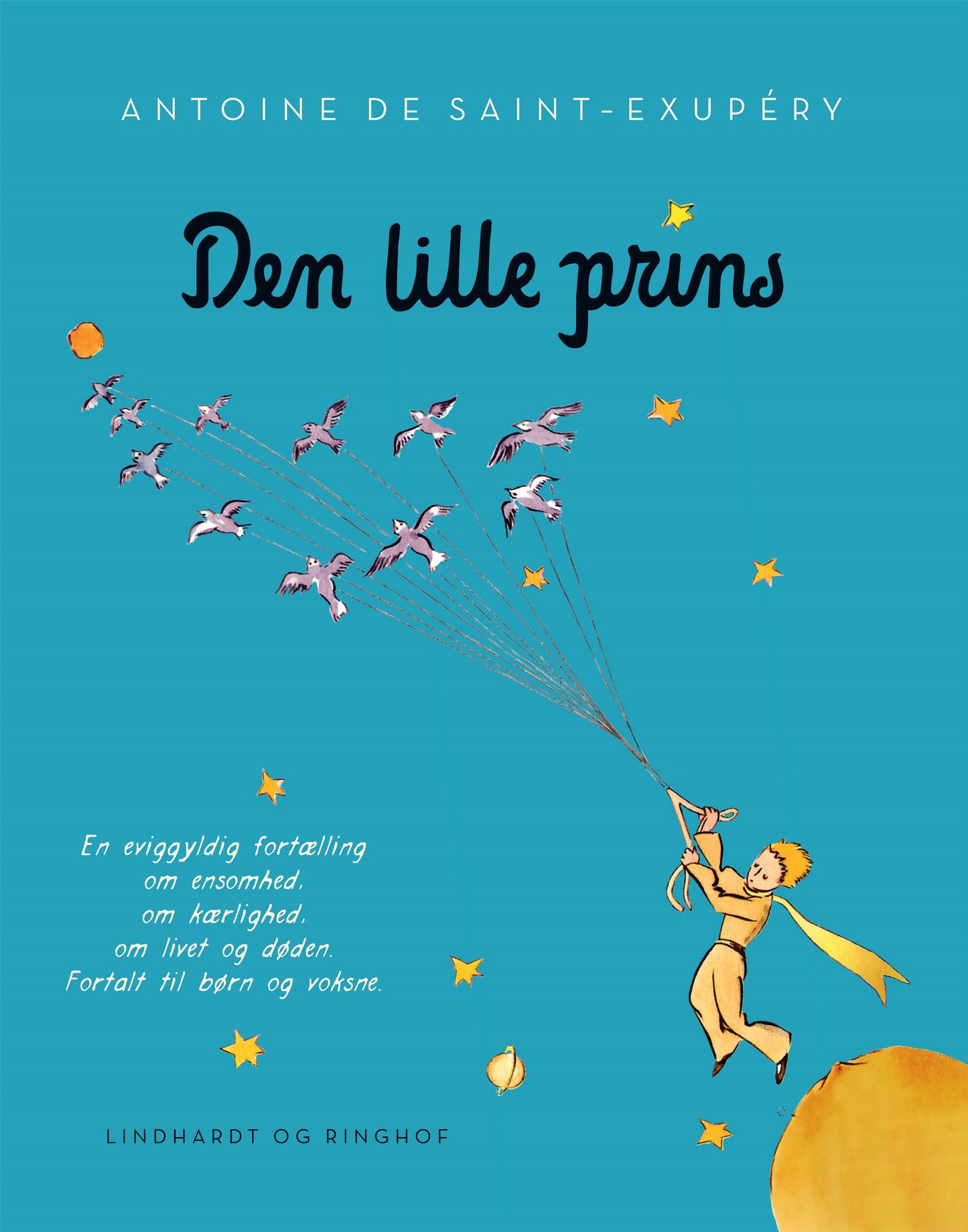 Den lille prins, lyseblå softcover
