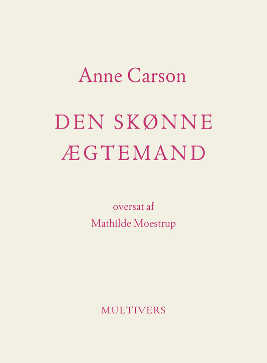 Den skønne ægtemand - Et fiktivt essay i 29 tangoer