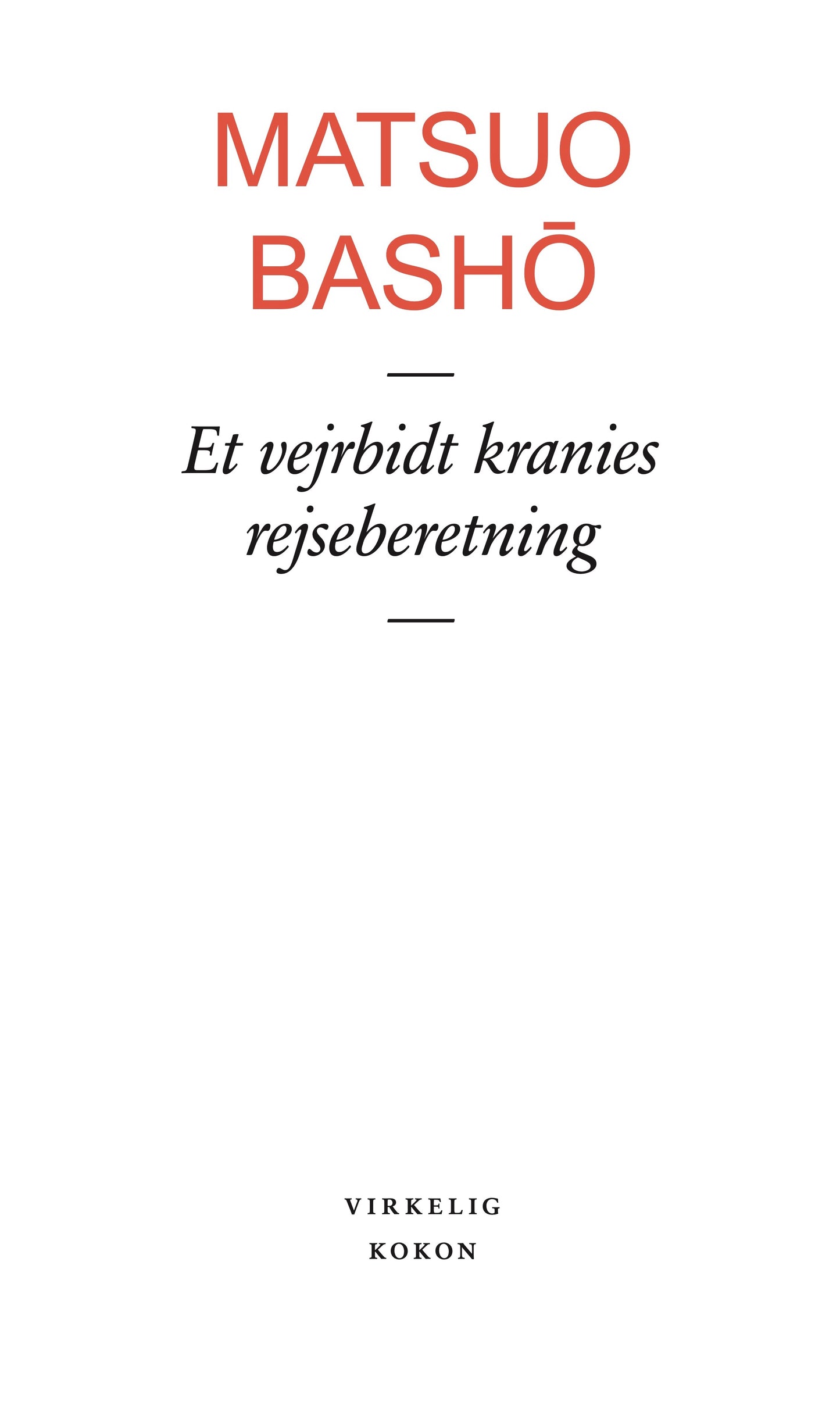 Et vejrbidt kranies rejseberetning