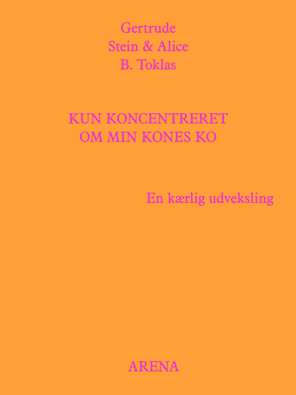 Kun koncentreret om min kones ko - En kærlig udveksling