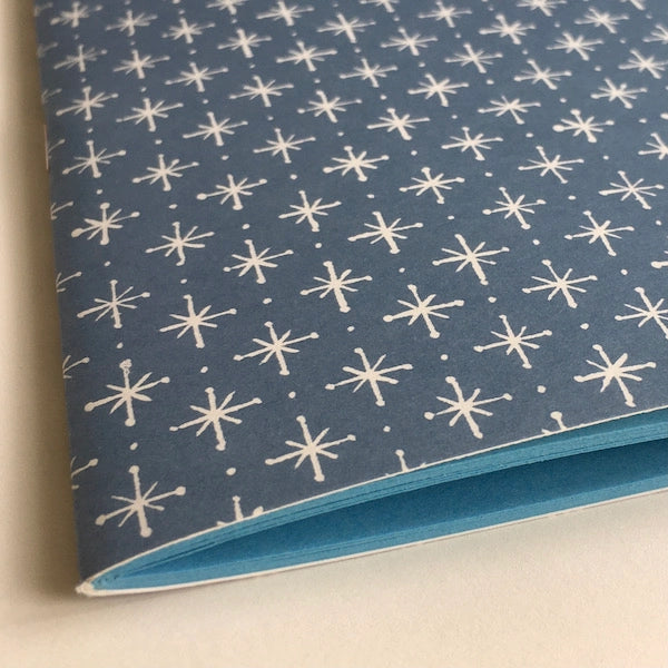 Patterned Scrapbook in Little Stars Faded Denim - Cambridge Imprint