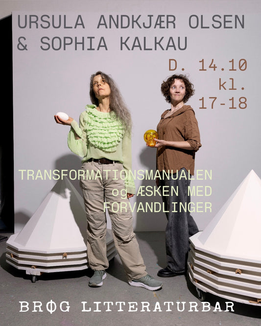 Arrangement med Ursula Andkjær Olsen og Sophia Kalkau