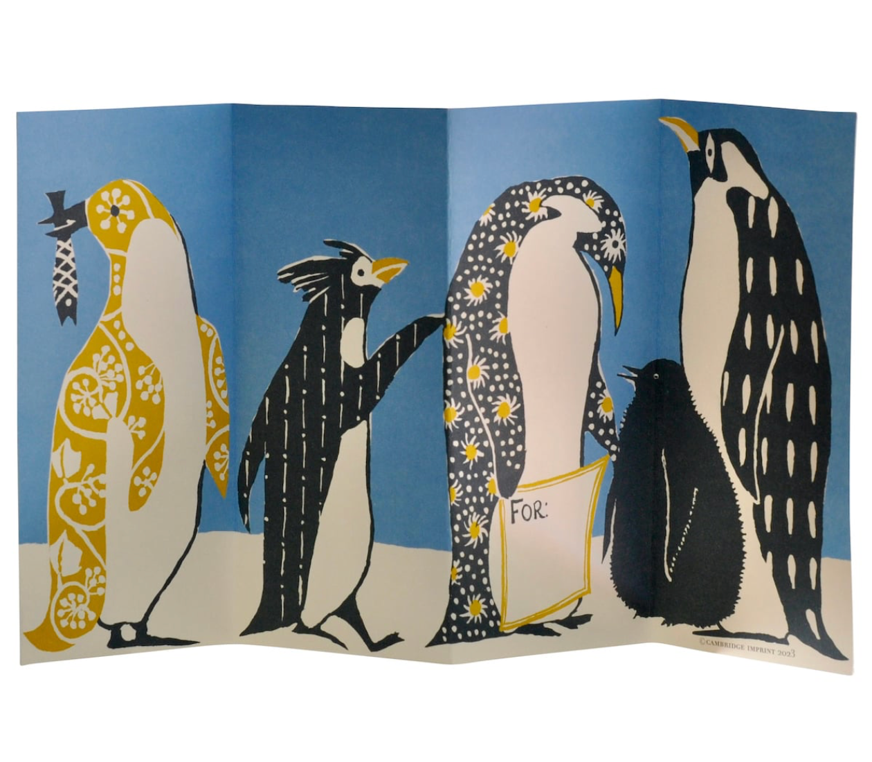 Penguins In Kimonos - Cambridge Imprint