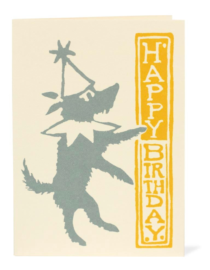 Small Card Happy Birthday Little Dog - Cambridge Imprint