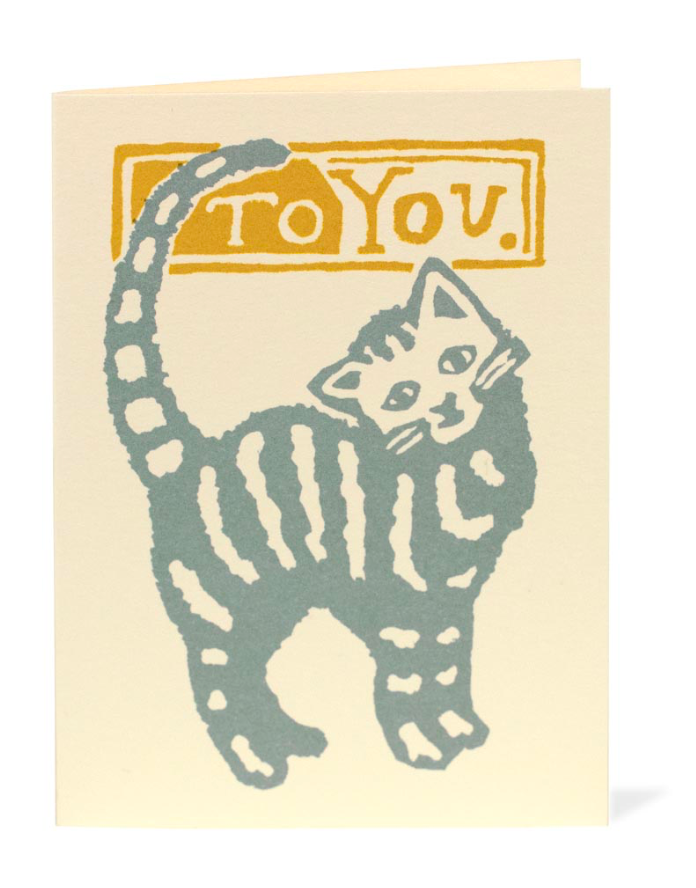 Small Card To You Little Kitten - Cambridge Imprint (Copy)