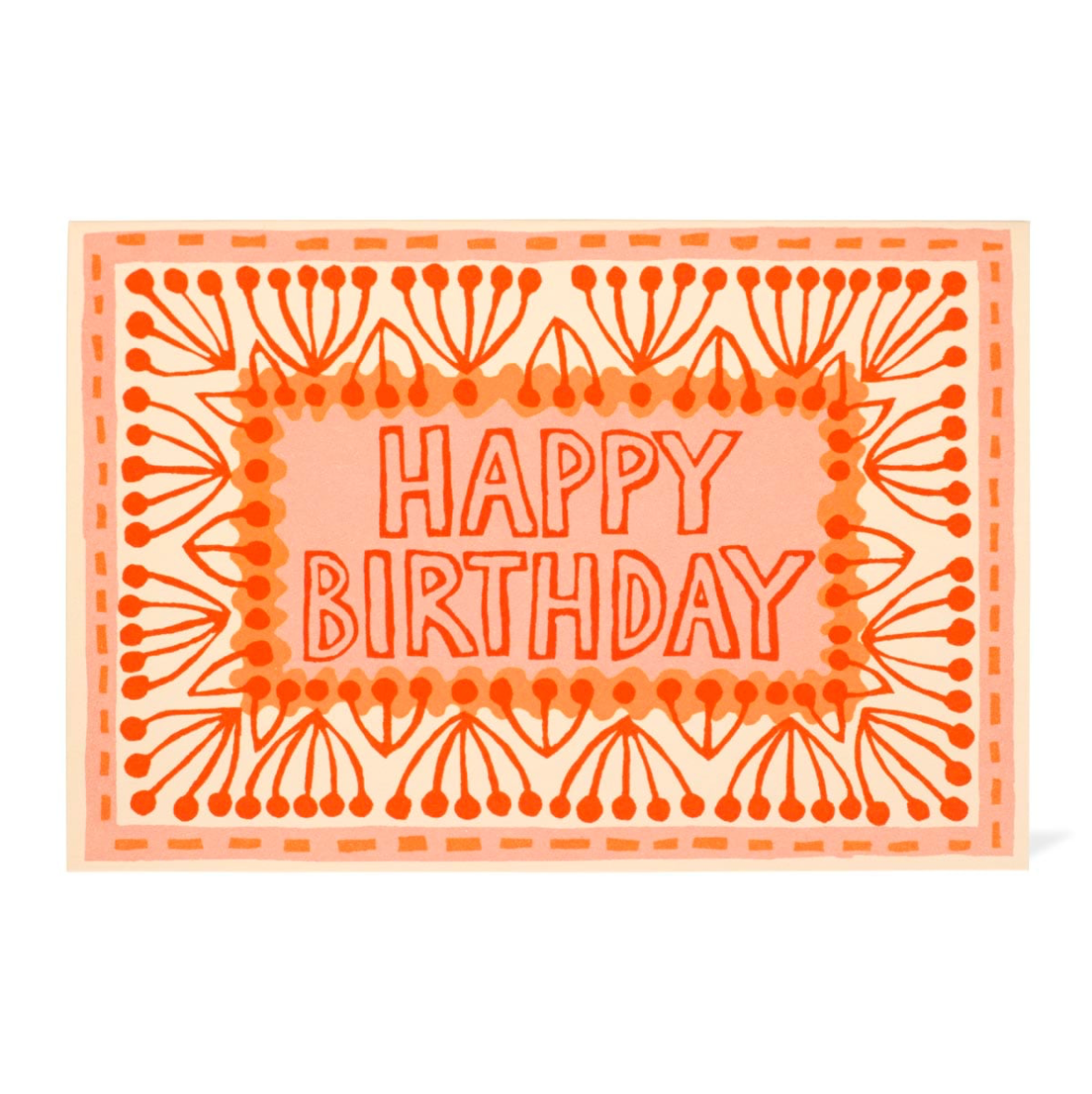 Card Happy Birthday Neon - Cambridge Imprint