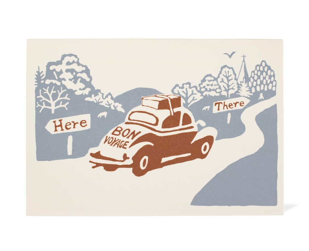 Card Here And There - Cambridge Imprint