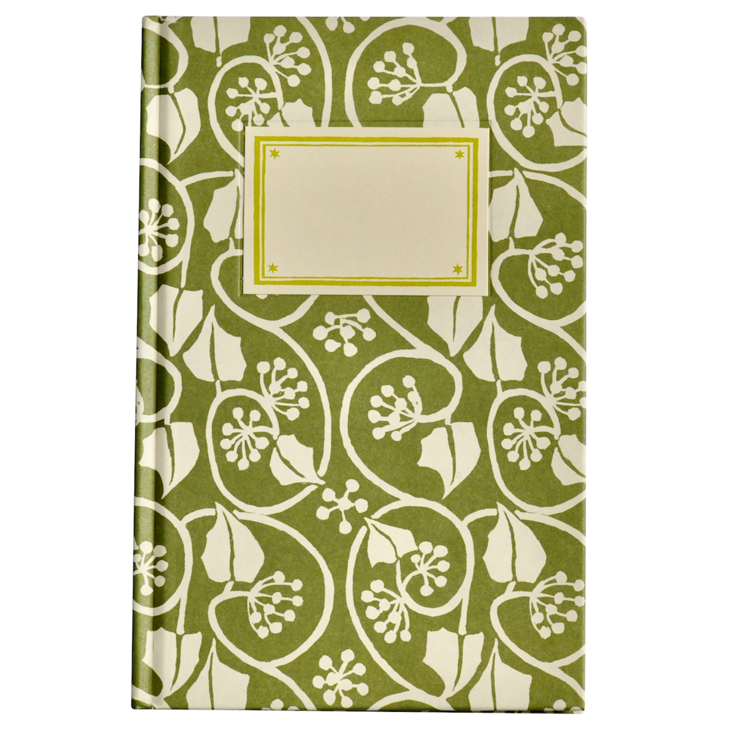 Hardback Notebook Small Ivy Stripe Sage Green - Cambridge Imprint