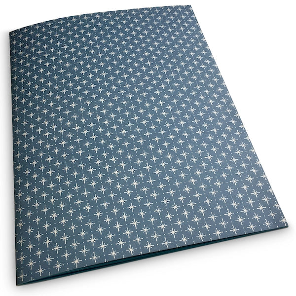 Patterned Scrapbook in Little Stars Faded Denim - Cambridge Imprint