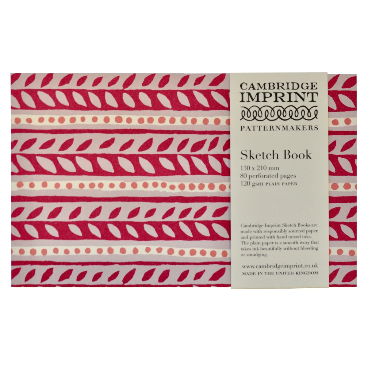 Softback Sketchbook Charleston Border - Cambridge Imprint