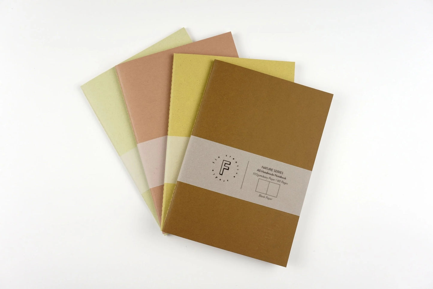 Nature Handmade Notebook - Almond A6