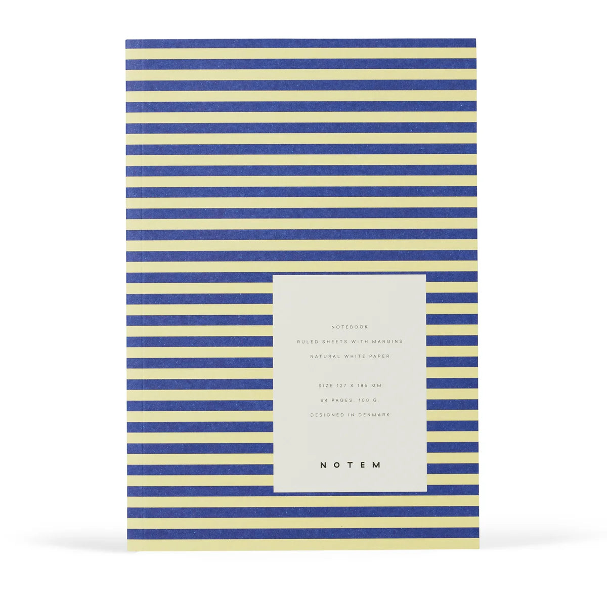 NOTEM Vita Notebook, Small - Blue & Yellow
