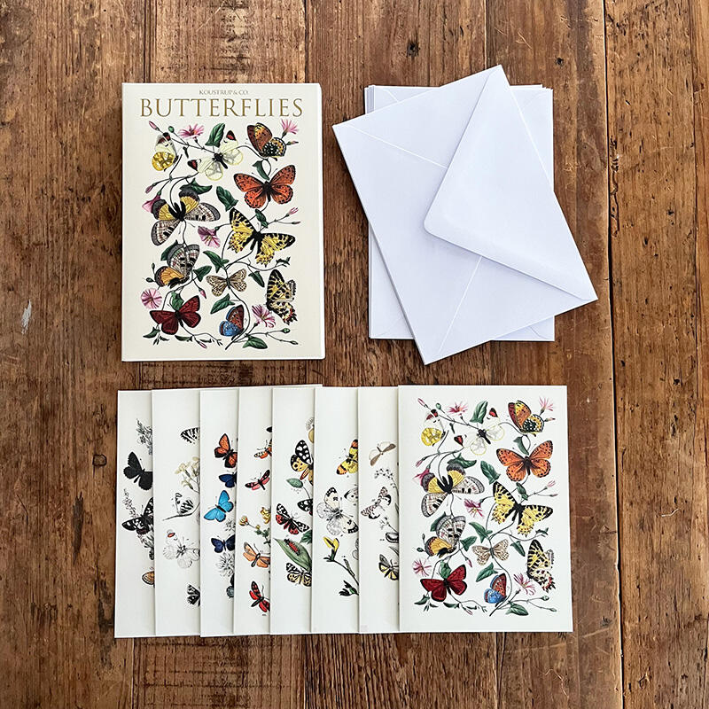 Butterflies - 8 kort