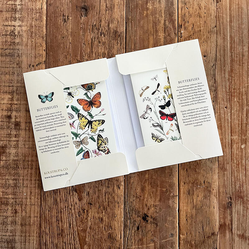 Butterflies - 8 kort
