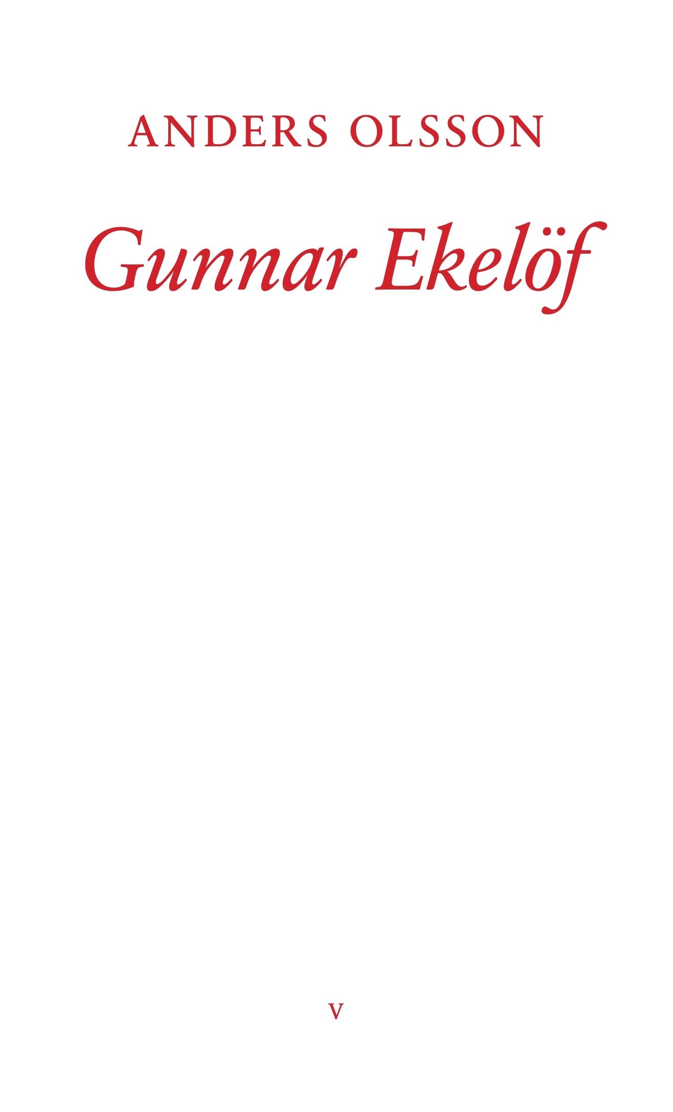 Gunnar Ekelöf