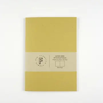 Fin Studio: A6 Natural Colours Plain Notebook Kiwi