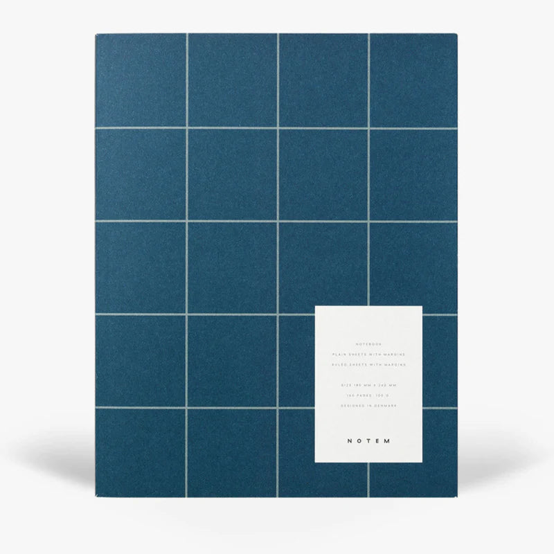 NOTEM Uma Notebook, Large - Dark Blue