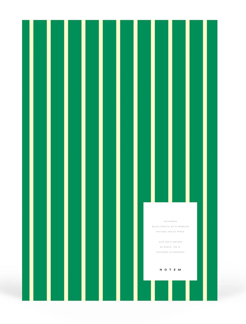 Vita Notebook - Large, Green & Yellow